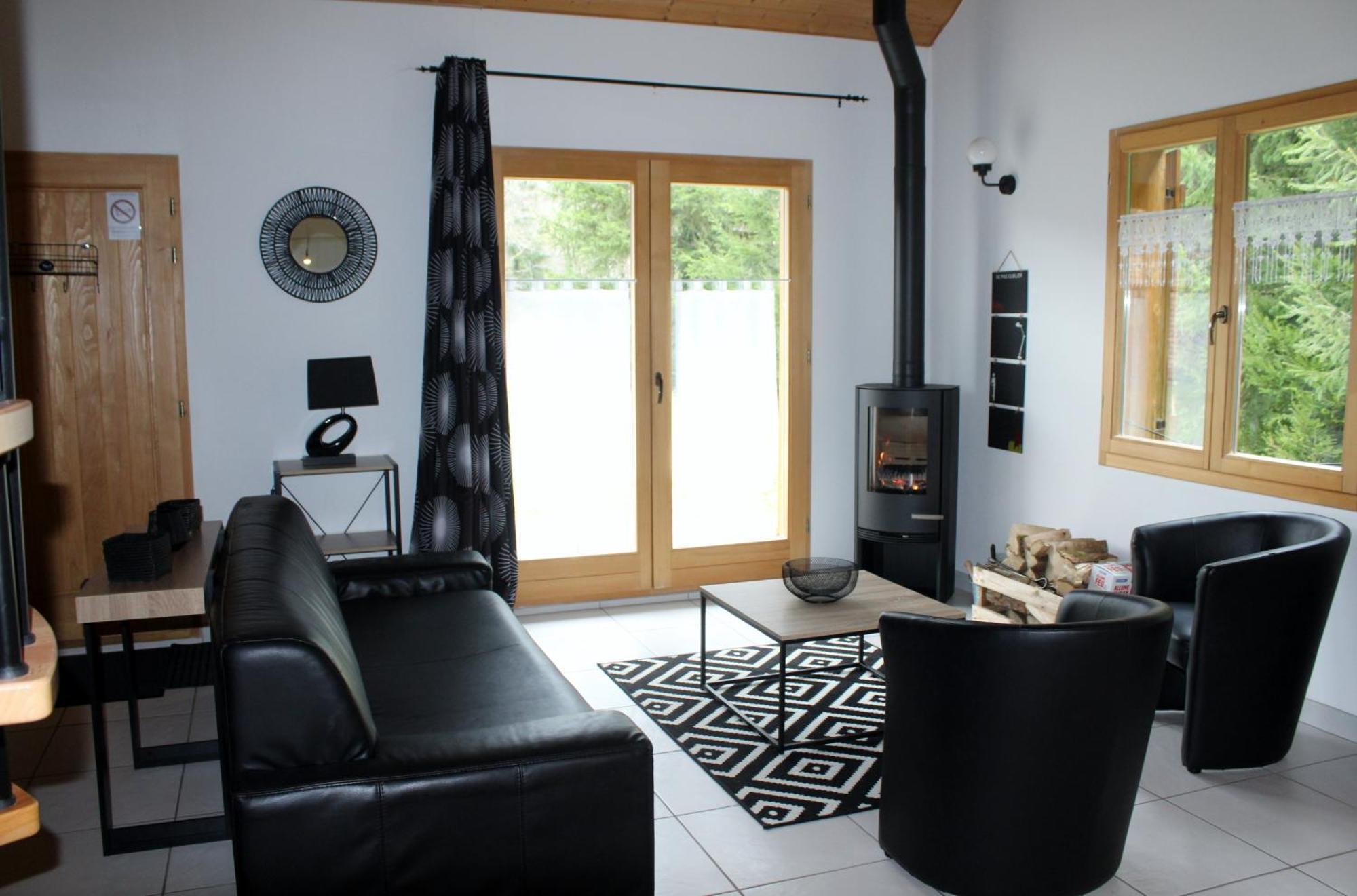 Chalet De Charme Le Contemporain Ney Buitenkant foto