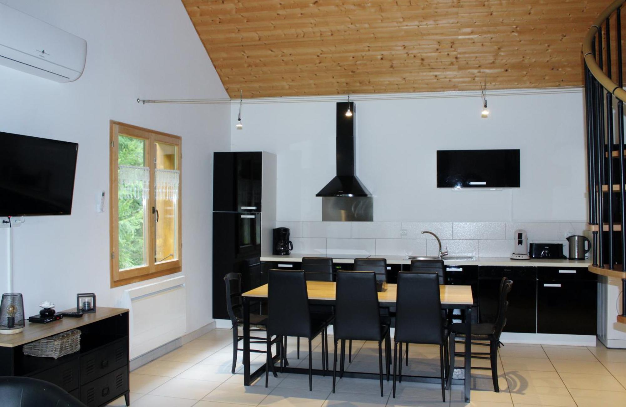 Chalet De Charme Le Contemporain Ney Buitenkant foto