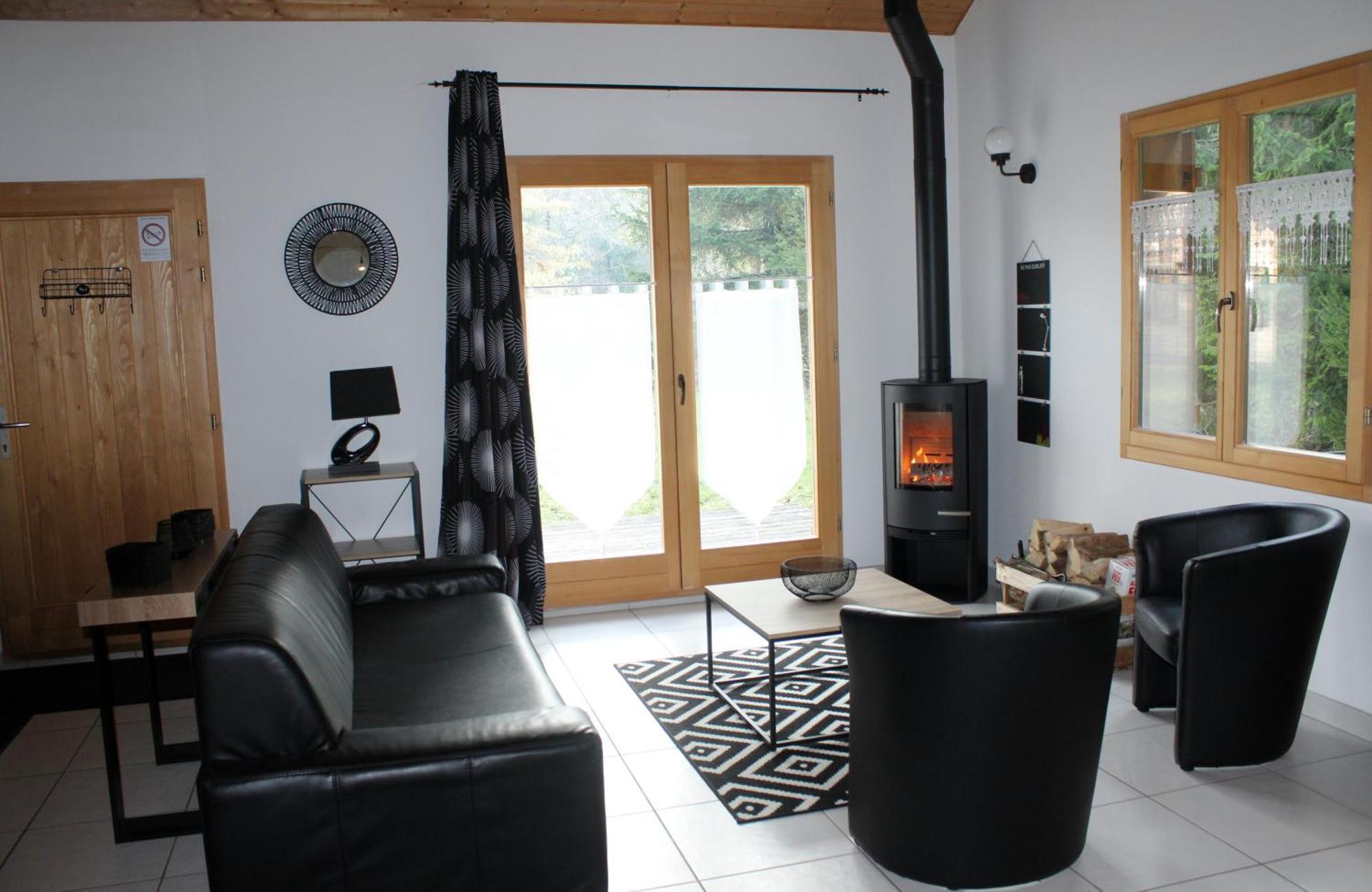 Chalet De Charme Le Contemporain Ney Buitenkant foto