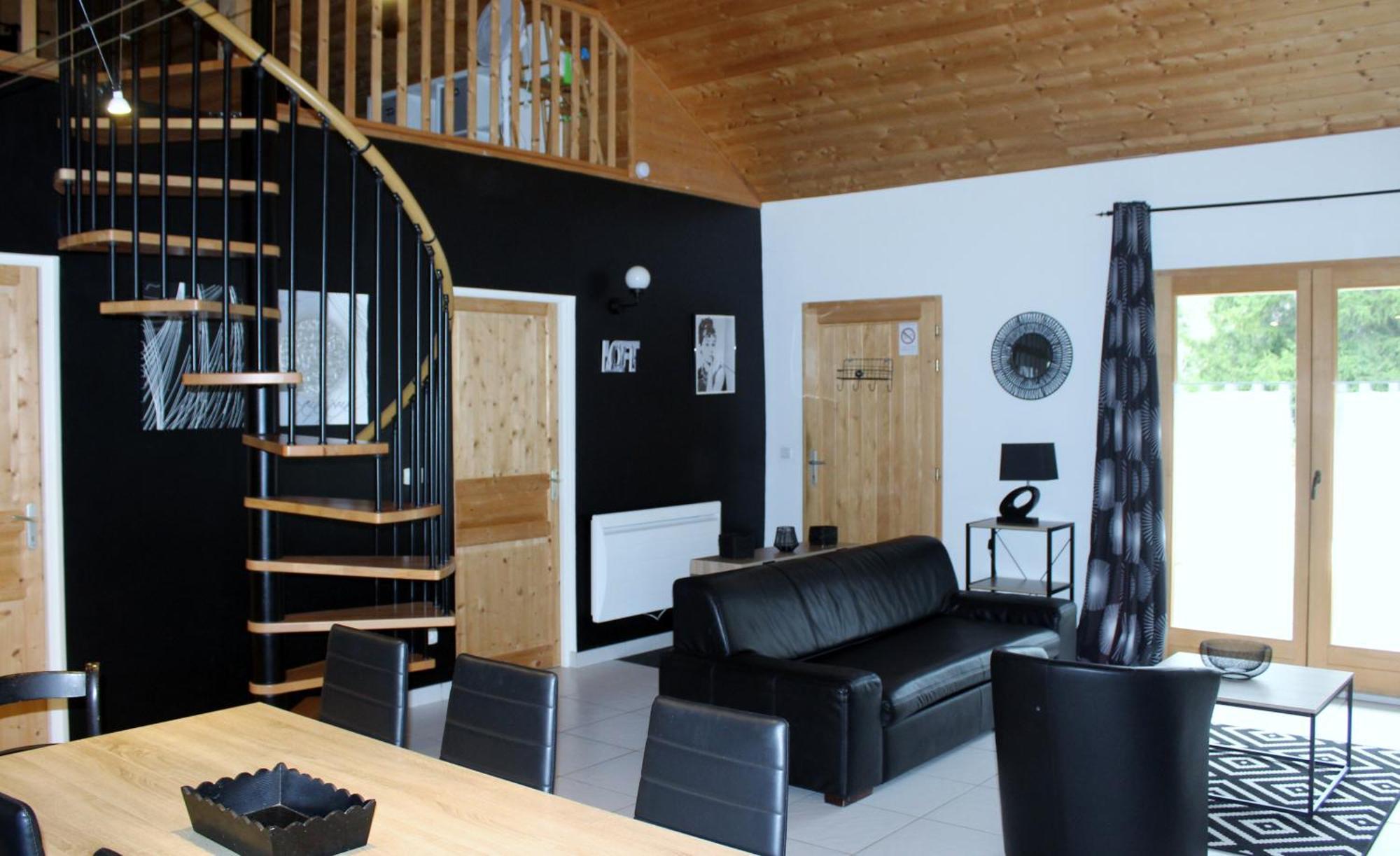 Chalet De Charme Le Contemporain Ney Buitenkant foto