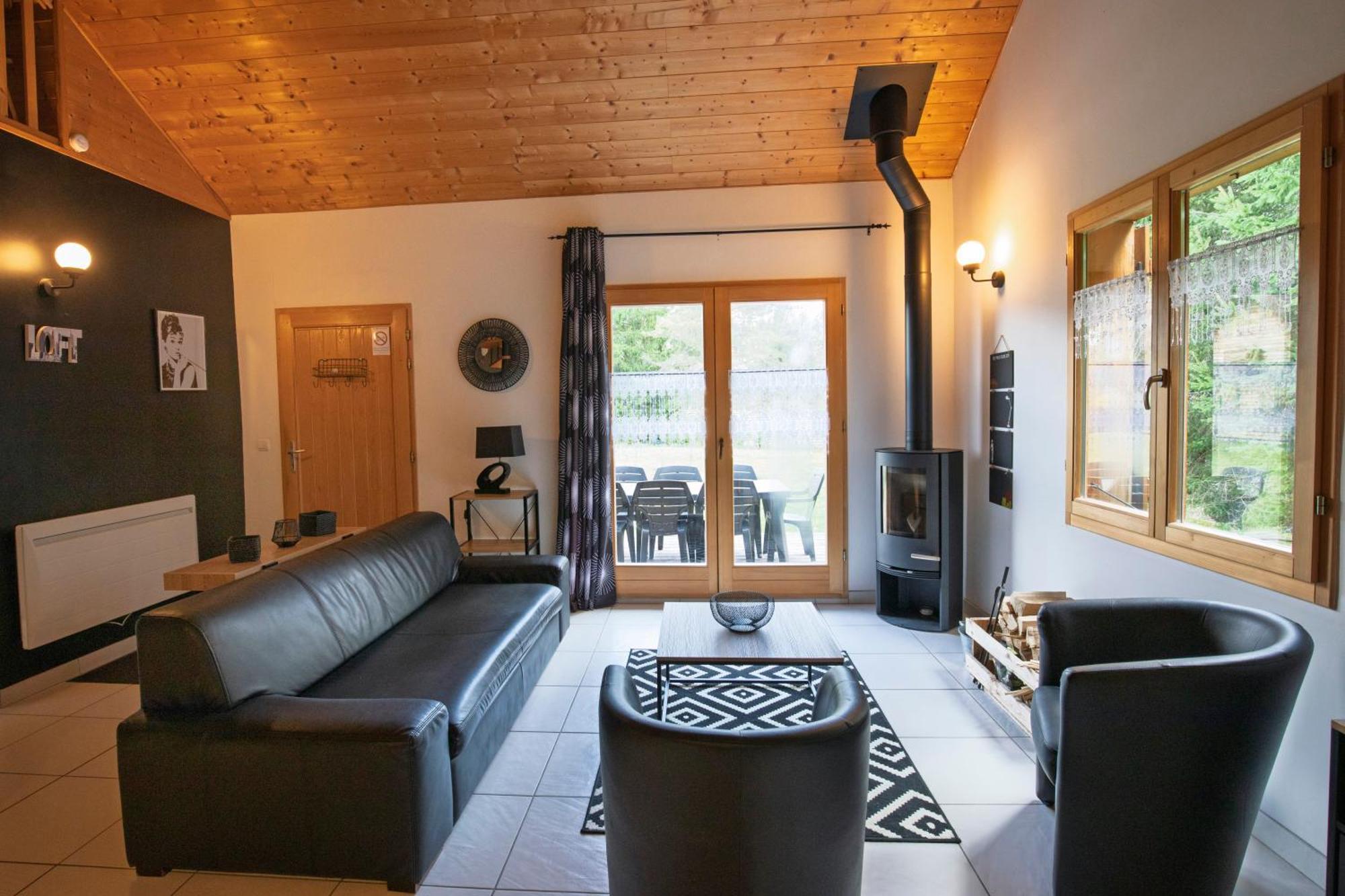 Chalet De Charme Le Contemporain Ney Buitenkant foto