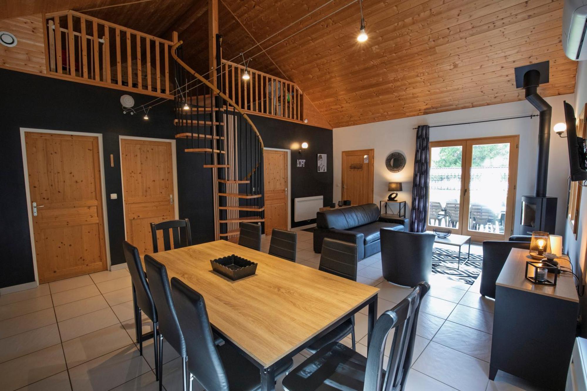 Chalet De Charme Le Contemporain Ney Buitenkant foto